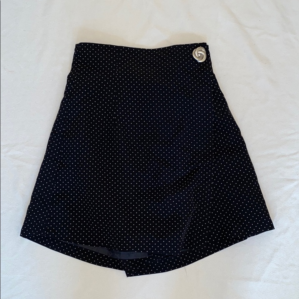 Polka Dot Mini Skort